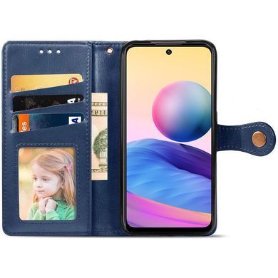 Фото: 4 из 4, Шкіряний чохол книжка GETMAN Gallant (PU) для Xiaomi Redmi 10 Синій, купить за 499 грн со скидкой в Смартс | smarts.ua