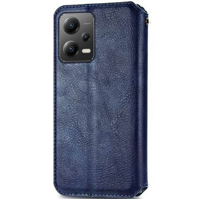 Фото: 2 з 5, Шкіряний чохол книжка GETMAN Cubic (PU) для Xiaomi Poco X5 Pro 5G / Redmi Note 12 Pro 5G Синій, купити за 599 грн зі знижкою в Смартс | smarts.ua
