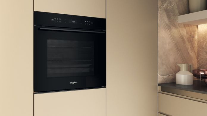 Фото: 3 из 10, Духова шафа Whirlpool електрична, 73л, A+, дисплей, конвекція, піроліз, телескопічні напрямні, чорний, купить за 36 699 грн со скидкой в Смартс | smarts.ua