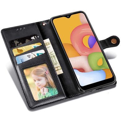 Фото: 2 з 3, Шкіряний чохол книжка GETMAN Gallant (PU) для Samsung Galaxy A34 5G Чорний, купити за 599 грн зі знижкою в Смартс | smarts.ua