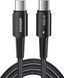 Кабель ESSAGER Sunset 100W USB charging&data cable Type-C to Type-C 0.5m (EXCTT1-CGB01) Black