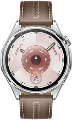 Фото: 2 з 6, Смарт-годинник HUAWEI WATCH GT 6 46mm Brown Leather, купити за 12 899 грн зі знижкою в Смартс | smarts.ua