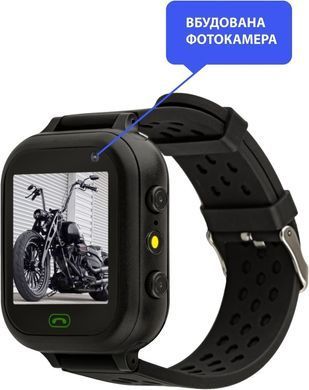Фото: 9 з 11, Смарт-годинник Для дітей AmiGo GO009 Black (Чорний), купити за 1 899 грн зі знижкою в Смартс | smarts.ua