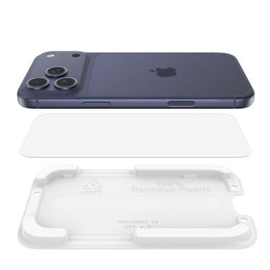 Фото: 4 з 5, Захисне скло iPhone 17 Pro Max Belkin Screen Protector (1 Pack) (OVA239HQ), купити за 999 грн зі знижкою в Смартс | smarts.ua