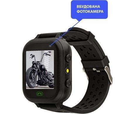 Фото: 2 з 11, Смарт-годинник Для дітей AmiGo GO009 Black (Чорний), купити за 1 899 грн зі знижкою в Смартс | smarts.ua