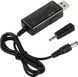 Кабель живлення Wi-Fi роутера USB to DC 5.5x2.1 + 3.5x1.35 підвищує напругу 5V to 9V/12V