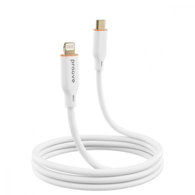 Фото: 3 из 10, Кабель Proove Jelly Silicone Type-C to Lightning 27W (1m) (CCJS27002102) White, купить за 359 грн со скидкой в Смартс | smarts.ua