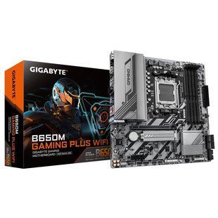 Фото: 1 из 8, Материнська плата AMD B650 SAM5 MATX B650M GAMING PLUS WF GIGABYTE, купить за 7 999 грн со скидкой в Смартс | smarts.ua