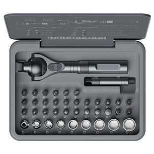 Поворотна викрутка з реверсом та набором біт Xiaomi Duka ATuMan Ratchet Screwdriver RS2 (40в1)