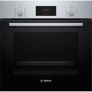Фото: 1 из 5, Духова шафа Bosch електрична, 66л, A, дисплей, конвекція, нержавіюча сталь (HBF512BS1T), купить за 19 349 грн со скидкой в Смартс | smarts.ua