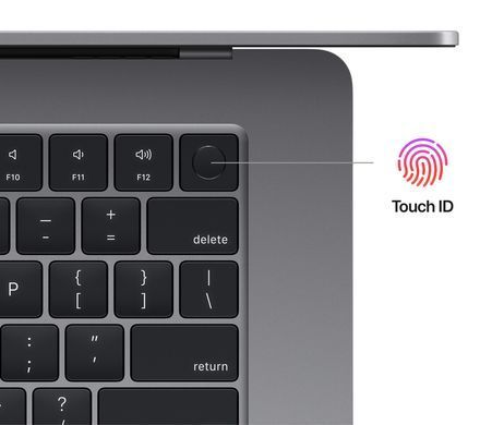 Фото: 4 з 5, Ноутбук Apple MacBook Air 15.3 8CPU/10GPU/16GB/256GB Space Gray Z18L000PN 2023 (M2), купити за 73 956 грн зі знижкою в Смартс | smarts.ua