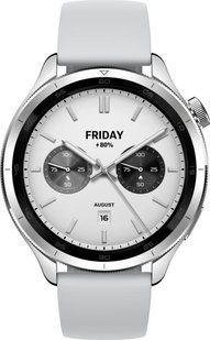 Фото: 1 з 3, Смарт-годинник Xiaomi Watch S4 BHR9197GL (Silver), купити за 6 999 грн зі знижкою в Смартс | smarts.ua
