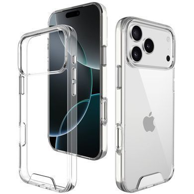 Фото: 4 з 5, Чохол TPU Space Case transparent для Apple iPhone 17 Pro / 18 Pro (6.3") Прозорий, купити за 599 грн зі знижкою в Смартс | smarts.ua
