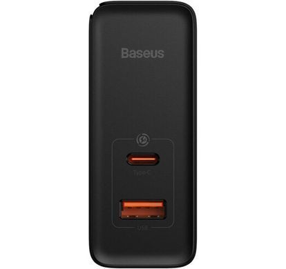 Фото: 4 з 6, Зарядний Пристрій Baseus GaN5 Pro Fast Charger C+U 100W (Cable Type-C to Type-C 100W(20V/5A) 1m) CCGP090201 Black, купити за 2 599 грн зі знижкою в Смартс | smarts.ua