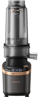 Фото: 1 з 11, Блендер Philips стаціонарний Flip&Juice, 1500Вт, чаша-2000мл, мідно-чорний (HR3770/00), купити за 9 999 грн зі знижкою в Смартс | smarts.ua