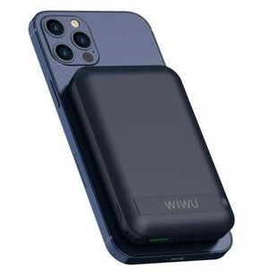 Фото: 1 з 2, Портативна батарея Wiwu 10000mAh Magnetic MagSafe Snap Cube Wireless charger Black, купити за 1 499 грн зі знижкою в Смартс | smarts.ua