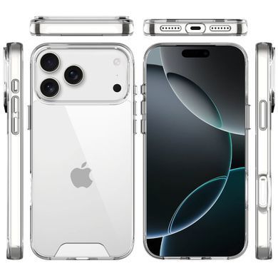 Фото: 3 з 5, Чохол TPU Space Case transparent для Apple iPhone 17 Pro Max / 18 Pro Max (6.9") Прозорий, купити за 599 грн зі знижкою в Смартс | smarts.ua
