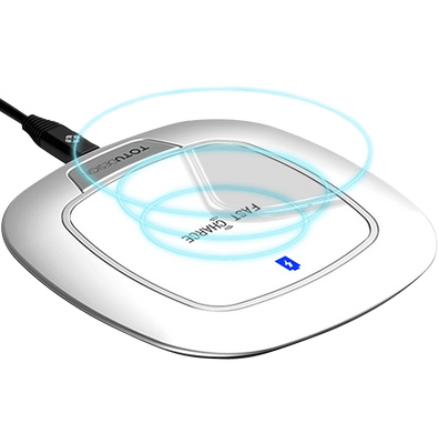 Фото: 2 з 2, Бездротовий зарядний пристрій TOTU Design Wireless Fast Charger JOE series (CACW-09) White, купити за 1 199 грн зі знижкою в Смартс | smarts.ua