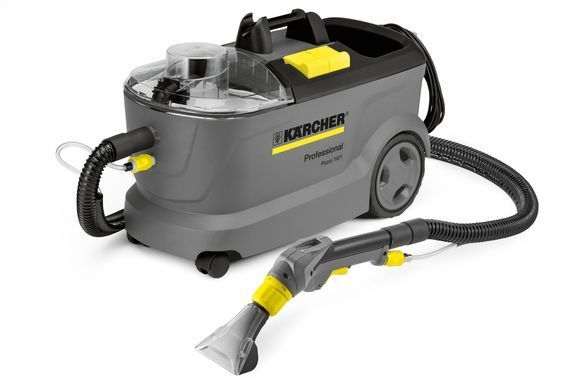 Фото: 2 з 10, Пилосос професійний миючий Karcher Puzzi 10/1, 1250Вт, 254мБар, контейнер 10/9л, 10.5кг (1.100-131.0), купити за 37 999 грн зі знижкою в Смартс | smarts.ua
