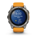 Смарт-годинник Garmin Fenix 8 51mm AMOLED Sapphire Titanium w. Spark Orange/Graphite Silicone Band (010-02905-10,010-02905-11)