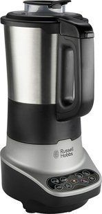 Фото: 1 из 6, Суповарка-блендер Russell Hobbs 1200Вт, чаша-1,75л, механічне керування, 8 авто. програм, нержав.сталь, платик, сіро-чорний (21480-56), купить за 6 399 грн со скидкой в Смартс | smarts.ua