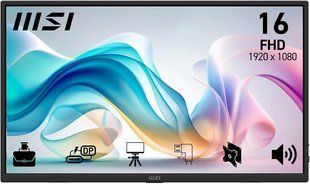 Фото: 1 из 6, Монітор портативний MSI 15.6" PRO MP165-E6 HDMI, 2xUSB-C, MM, IPS, Case (9S6-3PE50M-001), купить за 4 499 грн со скидкой в Смартс | smarts.ua