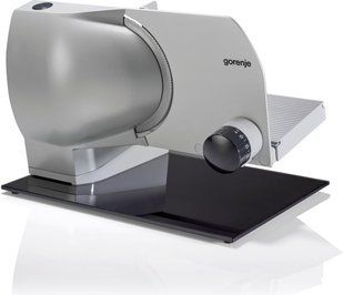 Скиборізка Gorenje, 100Вт, лезо-нержавіюча сталь, діаметр ножа-170мм, корпус-метал, сірий (R902A)