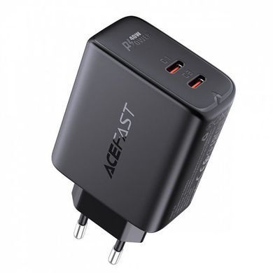 Фото: 3 з 5, Зарядний Пристрій Acefast A9 PD 40W (2 Type-C) Black, купити за 999 грн зі знижкою в Смартс | smarts.ua